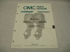 Nos 432224 Omc Evinrude Johnson 1988 Outboard 48 Hp Parts Catalog New. Price: $18.07.