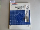 Copyright Honda Carburetor TM044 PSV52939 1500.2001.12 Service Manual Oem Used. Price: $68.33.