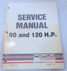 Force Outboards And 120 Hp Model Service Manual P/n 90-823267 Used. Price: $30.95.