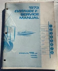 1973 Omc Evinrude Hp Outboard Service Manual Part Number 4911 Model 115393 Used. Price: $24.49.