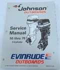 1996 Omc Johnson Evinrude "eu" 3 Cylinder Thru 70 Service Manual P/n 507266 Used. Price: $55.35.
