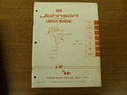 1970 P/n JM-7003 Johnson Outboard Service Manual Hp Models 6R70 6RL70 Used. Price: $29.99.