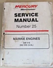 Used Oem Mercury Mercruiser Outboard No. 25 Marine Engines, Pn 90-861328--1. Price: $35.99.
