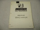 90-12857 988 Outboard Service Repair Manual For Mariner 8C Hp 6G1 Models Used. Price: $21.95.