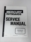 Mercury Outboards 3.5 3.6 Service Shop Repair Manual 90-43183 Brunswick Pub 1983 Used. Price: $19.98.