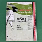 Oem 1974 Johnson Outboard Motor Service Manual Hp Models 4R74 & 4W74 JM-7402 Used. Price: $15.00.