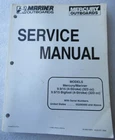1998 Mercury/mariner 9.9/15 4-STROKE Hp Models Service Manual P/n 90-856159R1 Used. Price: $12.76.