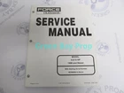 90-855906 Mercury Force Outboard Service Manual 9.9/15 Hp 1998 & Up Used. Price: $15.95.