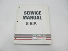 90-823263 793 Outboard Service Manual Mercury Force 5 Hp 1988-94 Used. Price: $11.50.