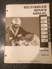 1972 Evinrude Service Manual Mate 2HP #4811 2202 Omc Used. Price: $14.99.