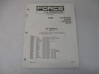 OB4196 Force Outboard Parts Catalog 1988 85 Hp Models Used. Price: $10.85.