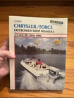 Clymer B750 Chrysler/force Outboard Shop Manual 3.5 140 Hp 1966-1986 Sealed New. Price: $34.99.