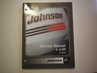 Johnson # 5006588 2006 Sd 4 Stroke And Factory Service Manual,free Freight Used. Price: $11.95.