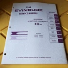 1966 Evinrude Service Manual Sportfour 60 Hp #4284 Used. Price: $10.99.