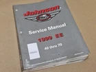 Johnson Service Manual 1999 Ee 40 Thru 787030 Outboard Marine Used. Price: $31.55.