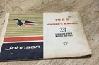 1966 Johnson Owners Manual 33 Hp Super Sea Horse Rxe-rxel Used. Price: $15.99.