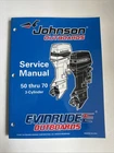 Omc Johnson Evinrude 520208 Ec 50 Thru 70-3 Cylinder 1997 Service Manual New. Price: $25.00.