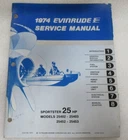1974 Evinrude Sportster Hp Models 25402-25403 25452-25453 Service Manual 5016 Used. Price: $23.96.