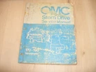 1974 Omc Stern Drive Service Manual 170-190 Horsepower 980869 Used. Price: $26.99.