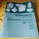 1973 Johnson Sea Horse Parts Catalog 25 Hp #386134 Used. Price: $10.99.