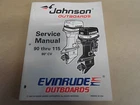 1997 Johnson Evinrude Outboards 90 Thru 115 Cv Service Manual 507267 New X. Price: $139.98.