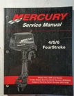 Mercury 90-857138R01 5/00 4/5/6 Fourstroke 1999 & Newer Outboard Service Manual Used. Price: $12.95.
