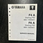 2009 Yamaha Outboard Service Manual F4 F6 LIT-18616-03-20 Used. Price: $24.99.