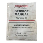 Mercury Mercruiser 90-861326--1, Gm V8 454 Cid/ 502 Service Manual #23 1/2 Used. Price: $34.99.
