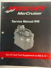 90-865376 2004 Mercury Mercruiser #40 Service Manual Gen Iii Cool Fuel Supplemen Used. Price: $15.45.