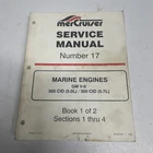 Oem 1996 Mercury/mercruiser Sterndrive Service Manual #17 90-823225--1 Used. Price: $18.93.