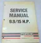 Force Outboards 9.9/15 Hp Model Service Manual P/n 90-823264 Used. Price: $11.81.