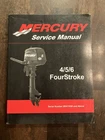 90-879276001 2011 Mercury Outboard Service Repair Manual 4/5/6 Fourstroke New. Price: $21.99.