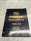 Omc Johnson Evinrude Service Manual "ee" Models Thru 15 4 Stroke #787022 Used. Price: $27.54.