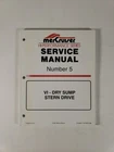 Mercruiser Hi-performance Manual #5 Vi-dry Sump Stern Drive P/n: 90-840250 Used. Price: $29.95.