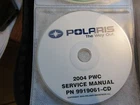 Polaris 2004 Personal Watercraft Service Manual Disk #9919061-CD Used. Price: $15.00.
