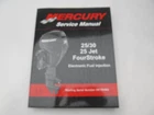 90-899182R01 2007 Mercury Outboard Service Repair Manual 25-30 Jet Fourstroke Used. Price: $49.30.