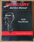 Mercury Marine Boat Service Manual 15/20 Fourstroke P/n 90-899987 Used. Price: $99.99.