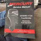 Mercury Marine 40/50/60 Cyl. Fourstroke Efi 2002 Service Manual 90-883065R01 Used. Price: $69.99.