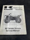 1999 Kawasaki Atv Prarie 300 & 4X4 Service Manual P/n 99924-1239-01 Used. Price: $24.99.