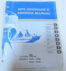 1974 Evinrude Fastwin Hp Models 15404 15405 Service Manual Item No. 5015 Used. Price: $14.99.