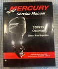 Mercury Service Manual 200 225 Optimax Direct Fuel Injection 90-859769R03 Used. Price: $87.99.