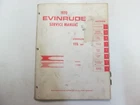 1970 Evinrude Hp Starflite Model 115083 Service Shop Manual Oem Used. Price: $15.99.
