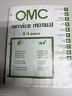 1981 Omc Service Manual V-4 Models Evinrude Johnson Outboard Repair 392075 Used. Price: $25.00.