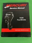 Mercury Marine Boat 15 20 Fourstroke Service Manual P/n 90-899987 Used. Price: $70.37.