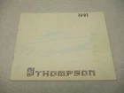 Vintage Thompson Boat Company 1991 Sales Product Line Catalog Brochure Used. Price: $19.90.