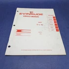 1970 Evinrude 4681 Service Manual Mate 1/2 Hp Model 1002 Omc Used. Price: $22.50.