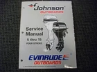 1997 Eu Johnson Evinrude Outboard 507262 Thru 15 Hp Four Stroke Factory Manual Used. Price: $21.99.