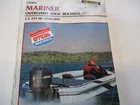 Clymer Mariner Service Manual B715 2.5-275HP Stroke 1990-1993 Used. Price: $40.00.