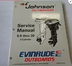 1997 Johnson Evinrude 9.9 Thru 30 2-CYLINDER Oem Service Manual P/n 507263 Used. Price: $69.99.