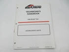 806534960 1996 Mercury Mercruiser Stern Drive Units Technicians Handbook Manual Used. Price: $15.95.